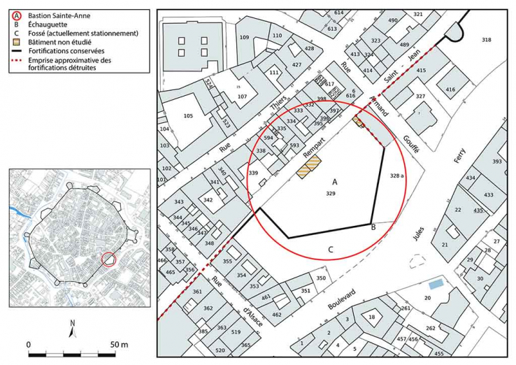 fortification d'agglomération © Région Bourgogne-Franche-Comté, Inventaire du patrimoine  fortification d'agglomération © Région Bourgogne-Franche-Comté, Inventaire du patrimoine