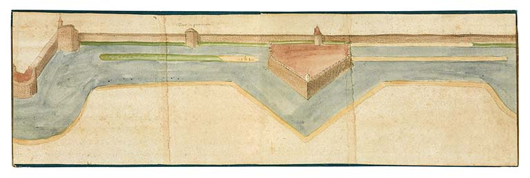 fortification d'agglomération © Archives municipales, Beaune  fortification d'agglomération © Archives municipales, Beaune