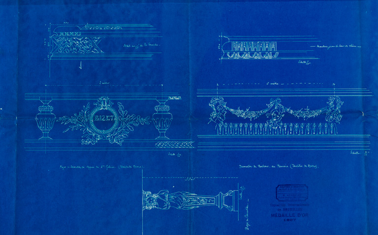  sculpture théâtre © Région Bourgogne-Franche-Comté, Inventaire du patrimoine