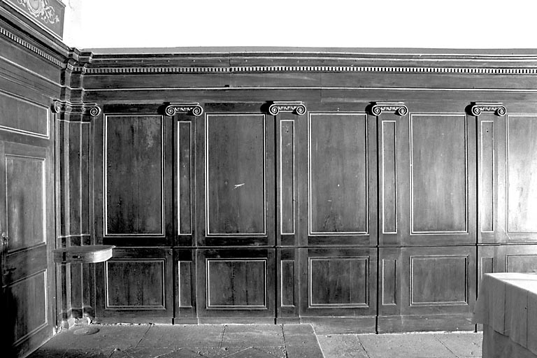 Détail des boiseries du choeur. © Région Bourgogne-Franche-Comté, Inventaire du patrimoine