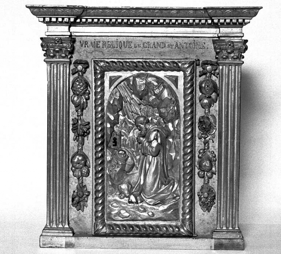 Vue d'ensemble du reliquaire fermé. © Région Bourgogne-Franche-Comté, Inventaire du patrimoine