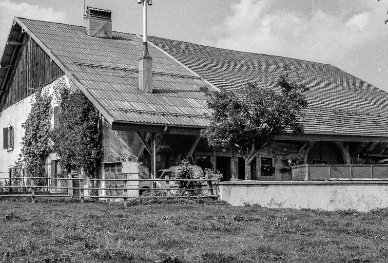 Pignon habitation et gouttereau droit. © Région Bourgogne-Franche-Comté, Inventaire du patrimoine