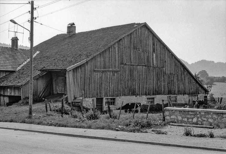 Ferme : façade latérale droite. © Région Bourgogne-Franche-Comté, Inventaire du patrimoine