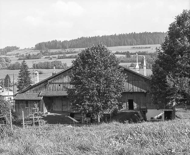 Façade postérieure. © Région Bourgogne-Franche-Comté, Inventaire du patrimoine