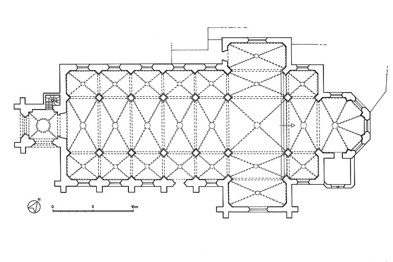 Plan au sol. © Région Bourgogne-Franche-Comté, Inventaire du patrimoine