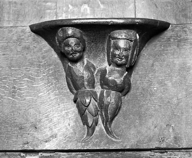 Miséricorde de la stalle haute nord n° 2. © Région Bourgogne-Franche-Comté, Inventaire du patrimoine