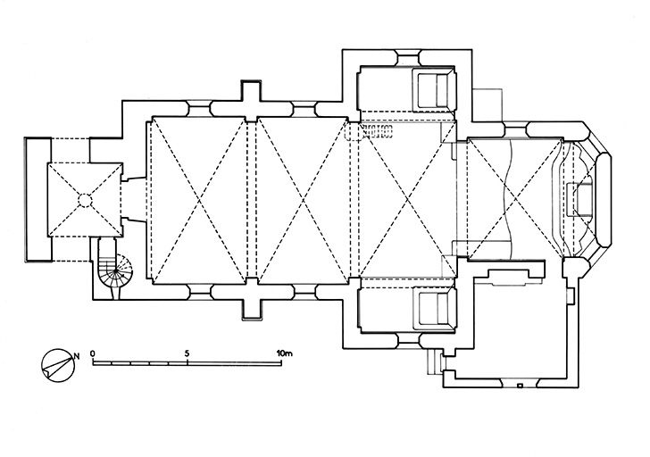 Plan au sol. © Région Bourgogne-Franche-Comté, Inventaire du Patrimoine