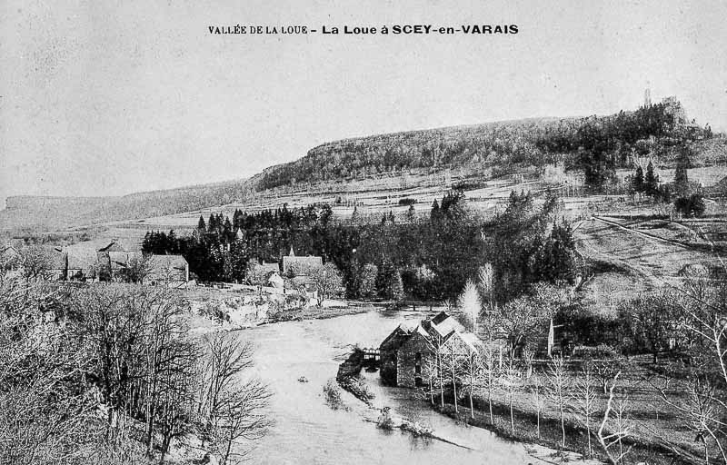 Vallée de la Loue : la Loue à Scey-en-Varais. © Région Bourgogne-Franche-Comté, Inventaire du patrimoine