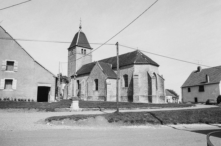 Façade latérale droite. © Région Bourgogne-Franche-Comté, Inventaire du patrimoine