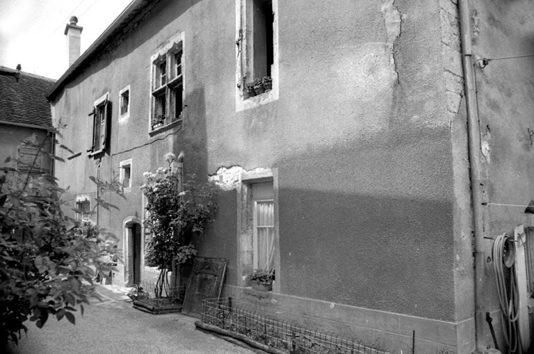 Façade sur impasse. © Région Bourgogne-Franche-Comté, Inventaire du patrimoine