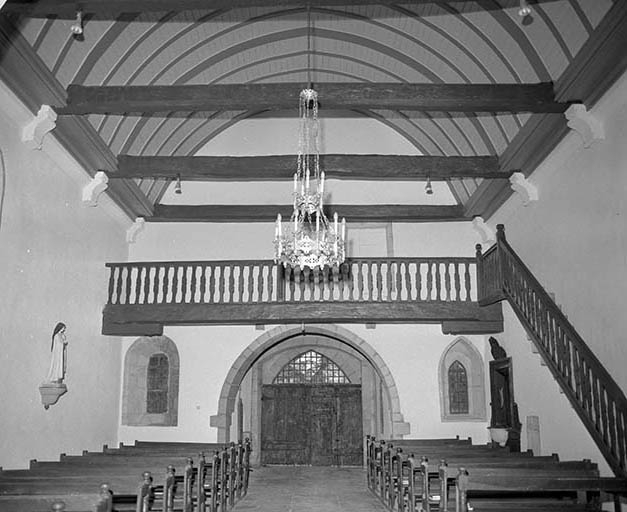 Nef vue depuis la choeur. © Région Bourgogne-Franche-Comté, Inventaire du patrimoine
