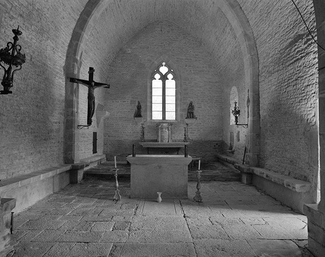 Vue d'ensemble du choeur. © Région Bourgogne-Franche-Comté, Inventaire du patrimoine