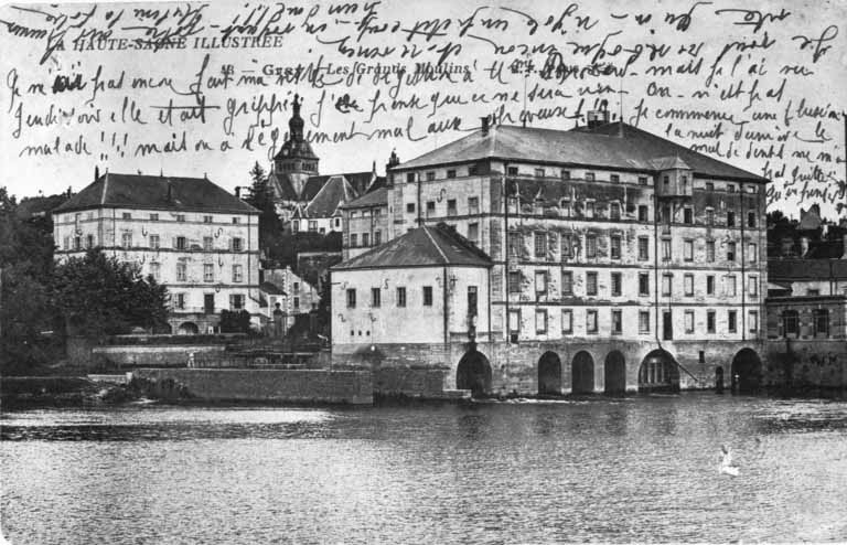 Gray.- Les Grands Moulins. © Région Bourgogne-Franche-Comté, Inventaire du patrimoine Gray.- Les Grands Moulins. © Région Bourgogne-Franche-Comté, Inventaire du patrimoine