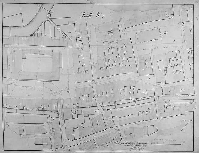 Plan parcellaire de 1859, feuille 7. © Région Bourgogne-Franche-Comté, Inventaire du patrimoine Plan parcellaire de 1859, feuille 7. © Région Bourgogne-Franche-Comté, Inventaire du patrimoine