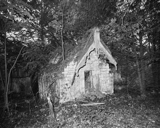 Vue du pavillon de jardin (n° 4). © Région Bourgogne-Franche-Comté, Inventaire du patrimoine
