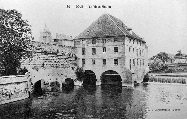 Dole - Le Vieux Moulin. © Région Bourgogne-Franche-Comté, Inventaire du patrimoine