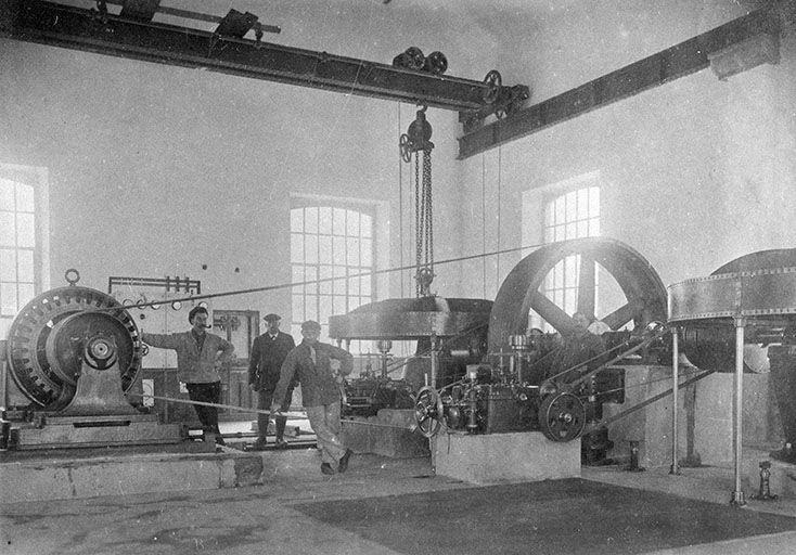 Intérieur de la centrale hydroélectrique. © Région Bourgogne-Franche-Comté, Inventaire du patrimoine