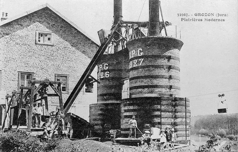 Grozon (Jura). Platrières Modernes. © Région Bourgogne-Franche-Comté, Inventaire du patrimoine