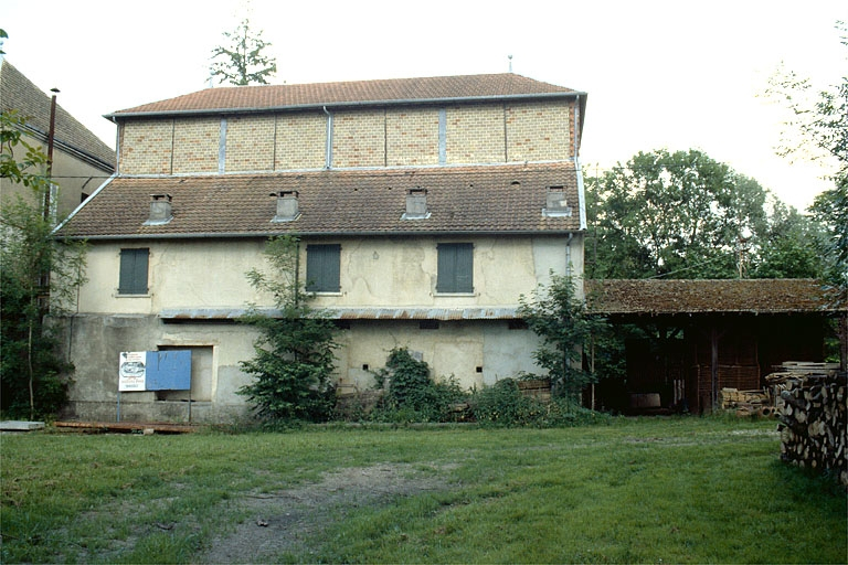 Façade latérale droite de l'atelier de fabrication (D). © Région Bourgogne-Franche-Comté, Inventaire du patrimoine