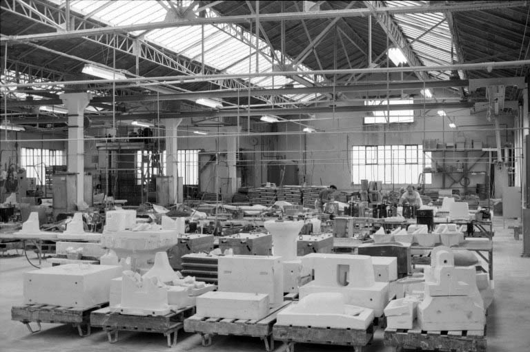 Atelier de coulage des moules (12), intérieur. © Région Bourgogne-Franche-Comté, Inventaire du patrimoine Atelier de coulage des moules (12), intérieur. © Région Bourgogne-Franche-Comté, Inventaire du patrimoine