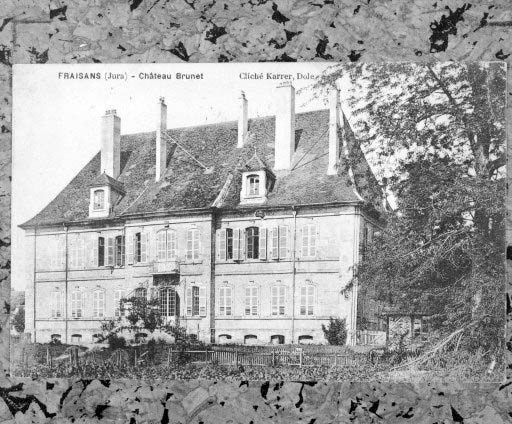 Fraisans (Jura) - Château Brunet (façade postérieure). © Région Bourgogne-Franche-Comté, Inventaire du patrimoine Fraisans (Jura) - Château Brunet (façade postérieure). © Région Bourgogne-Franche-Comté, Inventaire du patrimoine