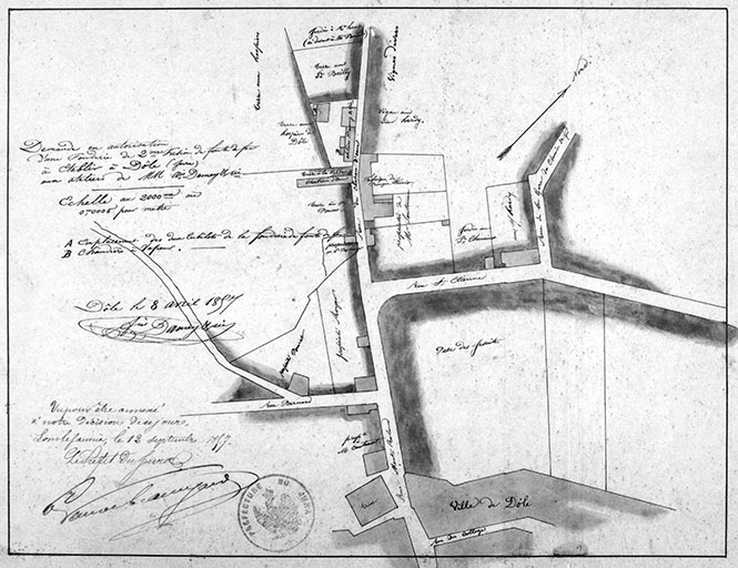 Demande en autorisation d'une Fonderie de 2ème Fusion de fonte de fer [...]. © Région Bourgogne-Franche-Comté, Inventaire du patrimoine