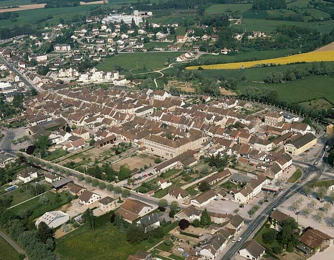 Vue aérienne. © Région Bourgogne-Franche-Comté, Inventaire du patrimoine