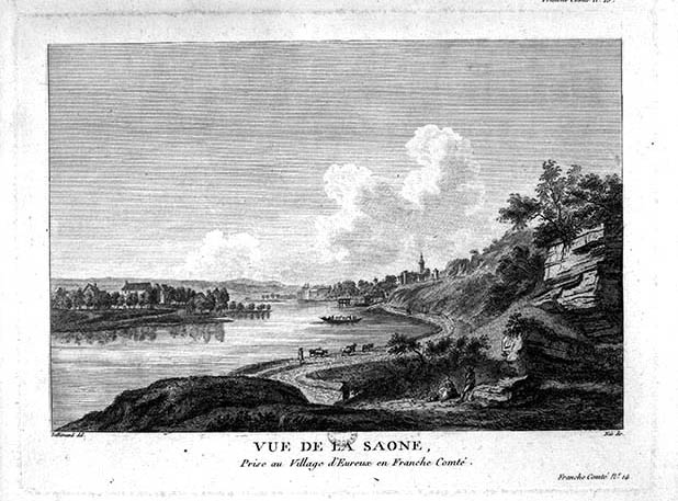 Vue de la Saône aux alentours de Rupt sur Saône. © Région Bourgogne-Franche-Comté, Inventaire du patrimoine Vue de la Saône aux alentours de Rupt sur Saône. © Région Bourgogne-Franche-Comté, Inventaire du patrimoine