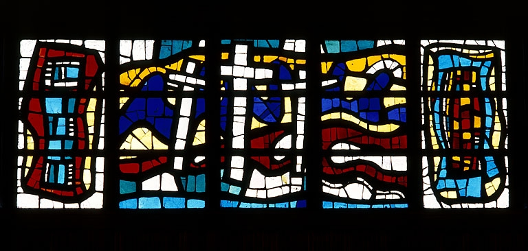 Baie n° 10 : le Calvaire. © Région Bourgogne-Franche-Comté, Inventaire du patrimoine