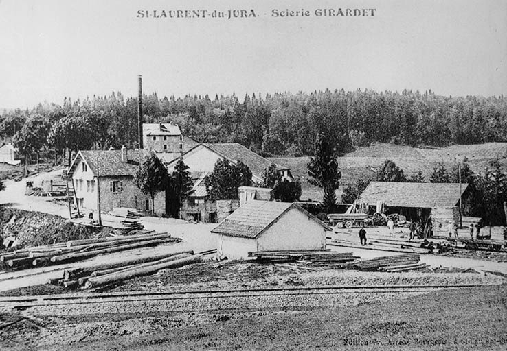 St-Laurent-du-Jura. - Scierie Girardet. © Région Bourgogne-Franche-Comté, Inventaire du patrimoine
