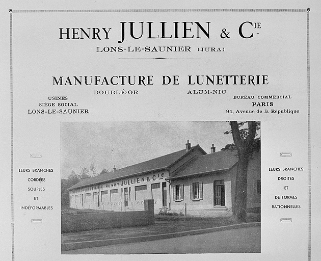 [Manufacture de lunetterie Henry Jullien]. © Région Bourgogne-Franche-Comté, Inventaire du patrimoine