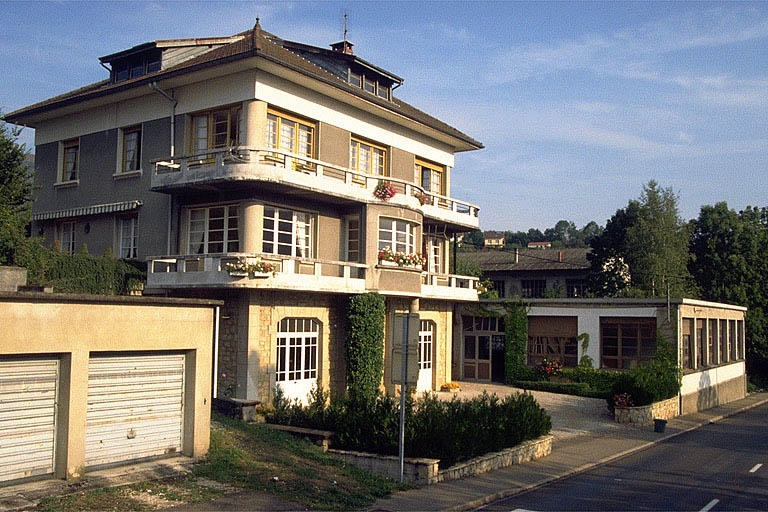 Logement patronal et atelier de fabrication (tournerie). © Région Bourgogne-Franche-Comté, Inventaire du patrimoine