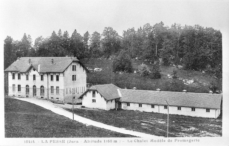 La Pesse (Jura - Altitude 1160 m) - Le Chalet Modèle de Fromagerie. © Région Bourgogne-Franche-Comté, Inventaire du patrimoine