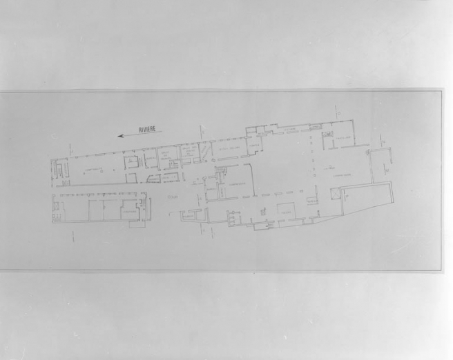 MIFLEX. Sous le Pré. Niveau 0 [plan de distribution]. © Région Bourgogne-Franche-Comté, Inventaire du patrimoine