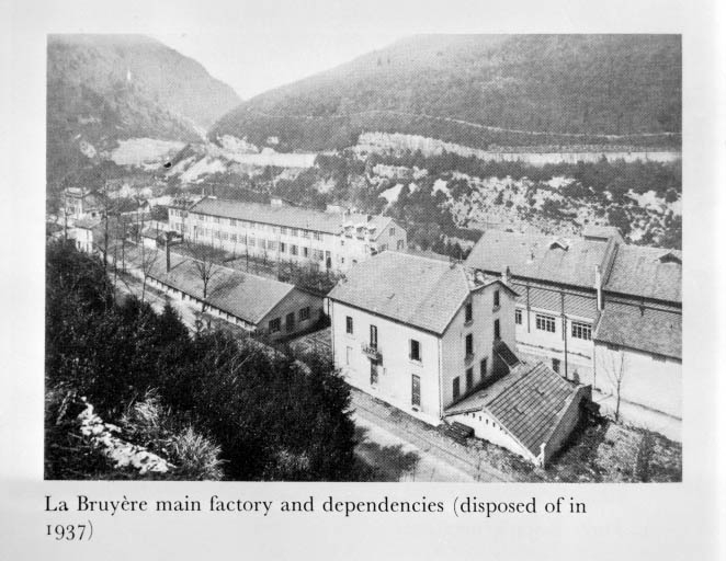 La Bruyère main factory and depencies (disposed of in 1937) [Usine principale de La Bruyère et ses dépendances (état en 1937)]. © Région Bourgogne-Franche-Comté, Inventaire du patrimoine