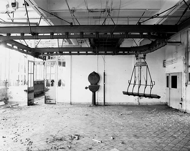 Bascule du monorail et chariot suspendu. © Région Bourgogne-Franche-Comté, Inventaire du patrimoine