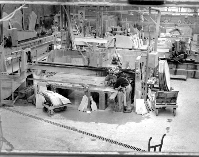 Débiteuse nord : vue d'ensemble plongeante. © Région Bourgogne-Franche-Comté, Inventaire du patrimoine