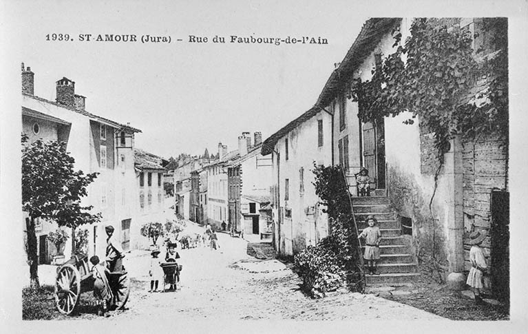 St-Amour (Jura) - Rue du Faubourg-de-l'Ain. © Région Bourgogne-Franche-Comté, Inventaire du patrimoine