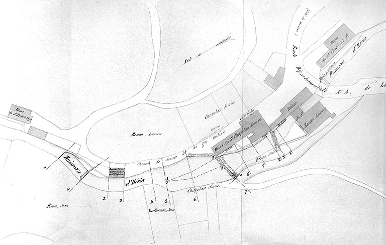 Réglementation des usines [...] Plan général [détail]. © Région Bourgogne-Franche-Comté, Inventaire du patrimoine
