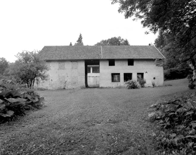 Façade postérieure de l'atelier de fabrication sud. © Région Bourgogne-Franche-Comté, Inventaire du patrimoine