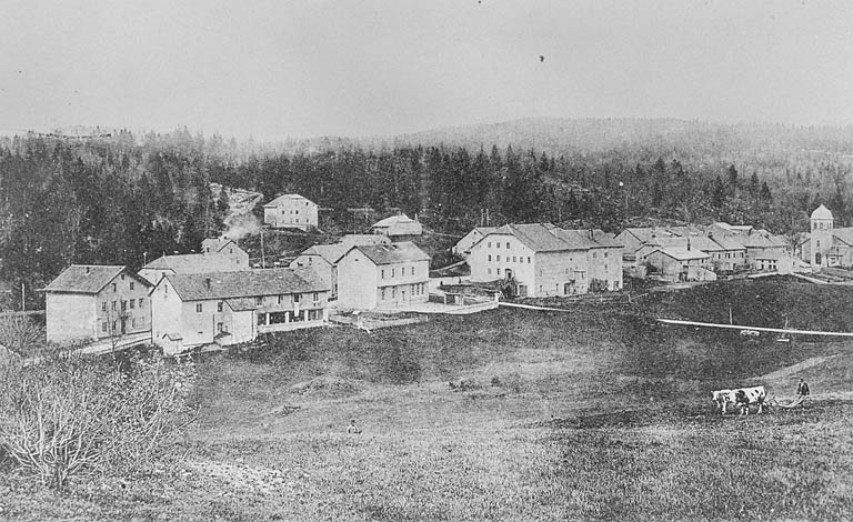 Lamoura (Jura) - Vue générale. © Région Bourgogne-Franche-Comté, Inventaire du patrimoine