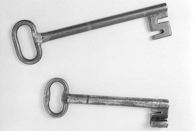 Clés d'un grenier fort de Lajoux. © Région Bourgogne-Franche-Comté, Inventaire du patrimoine