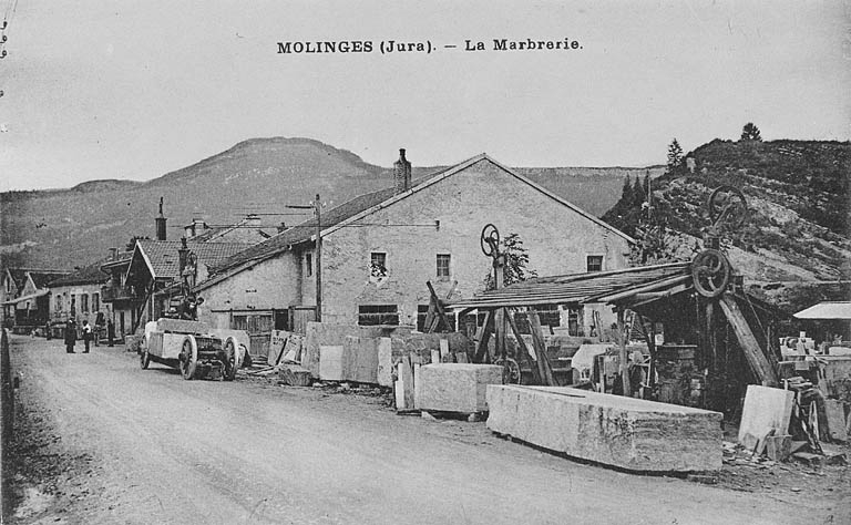 Molinges (Jura). - La Marbrerie. © Région Bourgogne-Franche-Comté, Inventaire du patrimoine