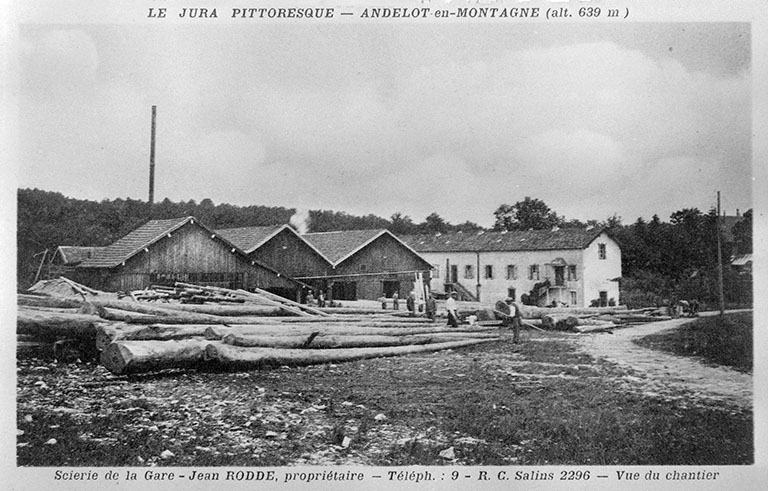 Scierie de la Gare - Jean RODDE, propriétaire. © Région Bourgogne-Franche-Comté, Inventaire du patrimoine