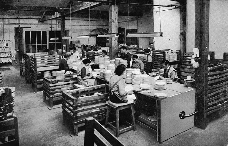 L'atelier de chapotage-triage. © Région Bourgogne-Franche-Comté, Inventaire du patrimoine