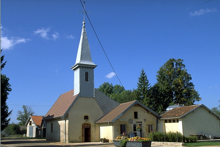 Vue d'ensemble depuis le sud. © Région Bourgogne-Franche-Comté, Inventaire du patrimoine