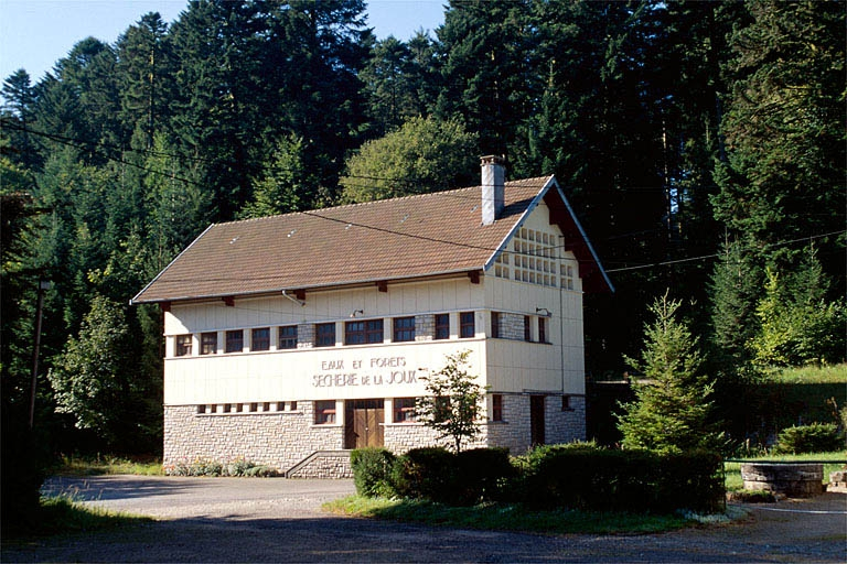 Vue d'ensemble de la sécherie résineuse. © Région Bourgogne-Franche-Comté, Inventaire du patrimoine