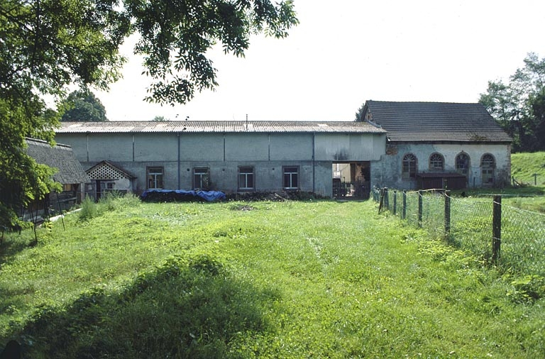 Façade postérieure de l'atelier de fabrication et salle des machines. © Région Bourgogne-Franche-Comté, Inventaire du patrimoine