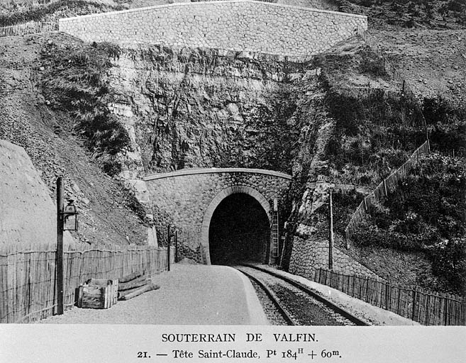 Souterrain de Valfin. Tête Saint-Claude, [1919]. © Région Bourgogne-Franche-Comté, Inventaire du patrimoine