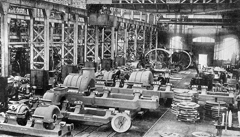 Atelier des turbines à vapeur. © Région Bourgogne-Franche-Comté, Inventaire du patrimoine